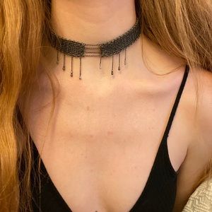 vintage free people choker necklace